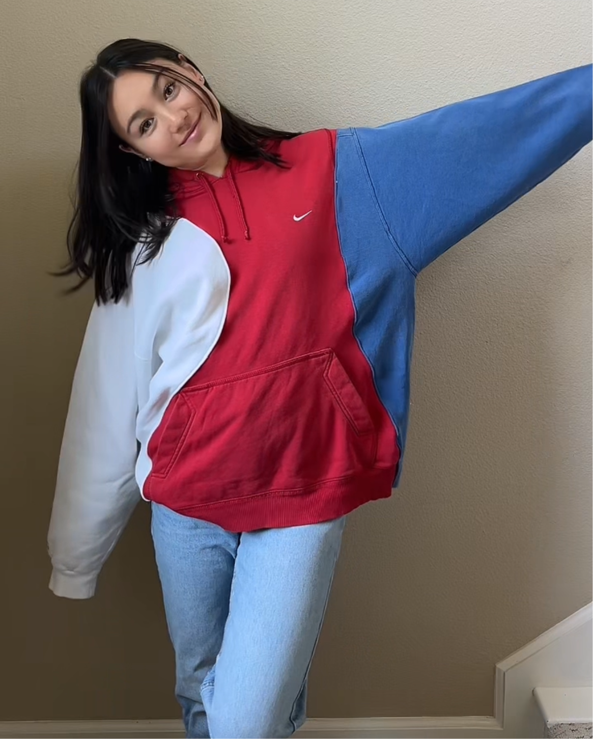 white RED blue (XS-L)