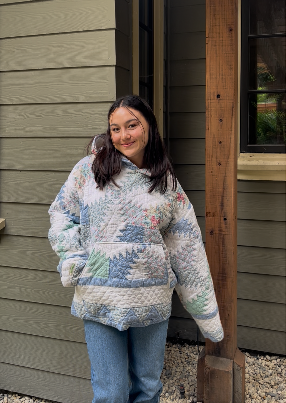 Rainbow Zig Zag Hoodie (XS-XL)