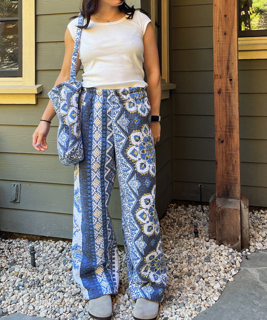 Coastal Light Quilt Pants & Tote (XS-L)